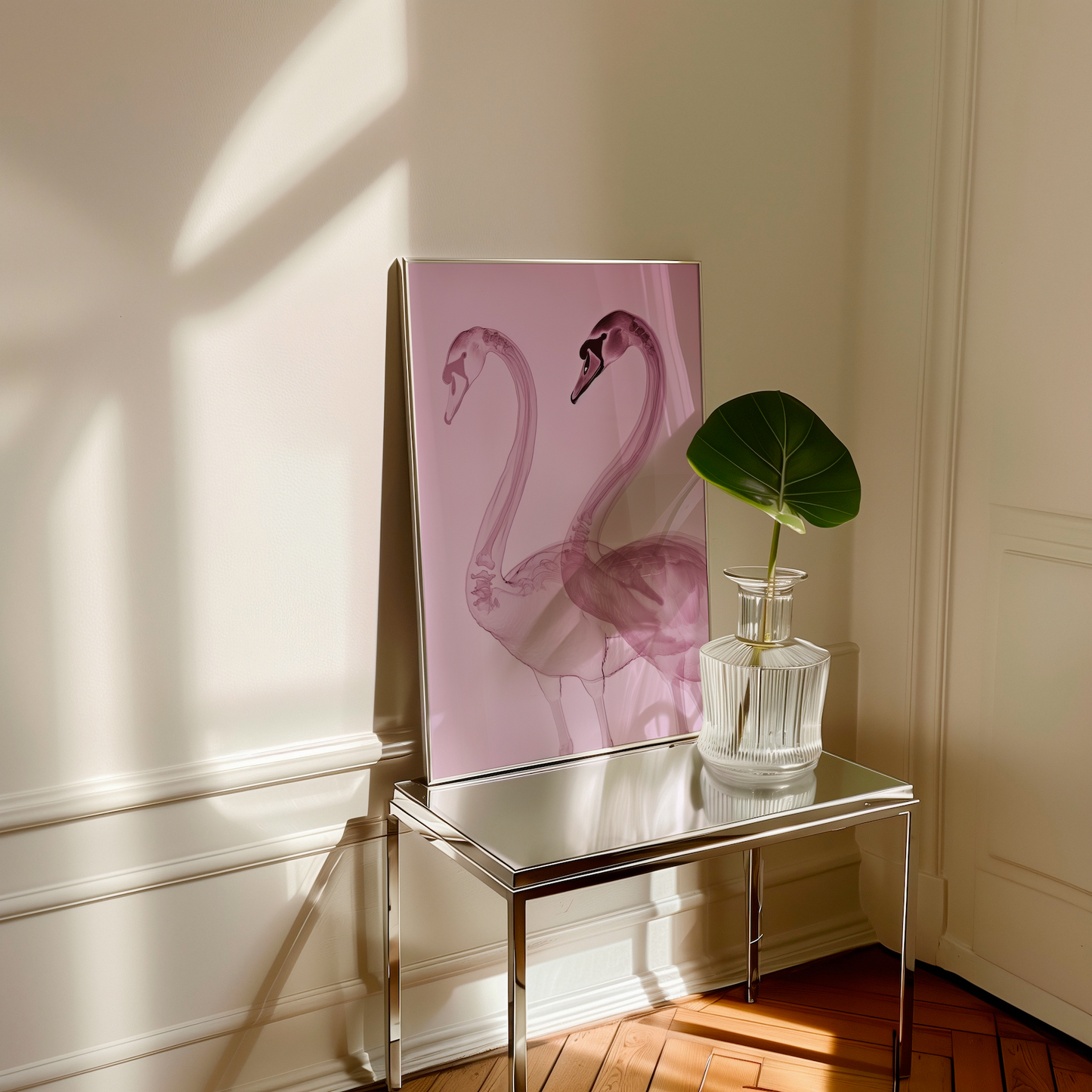 Flamingo Xo - Pink Aesthetic, Coquette, Dopamine Decor, Maximalism Art Print