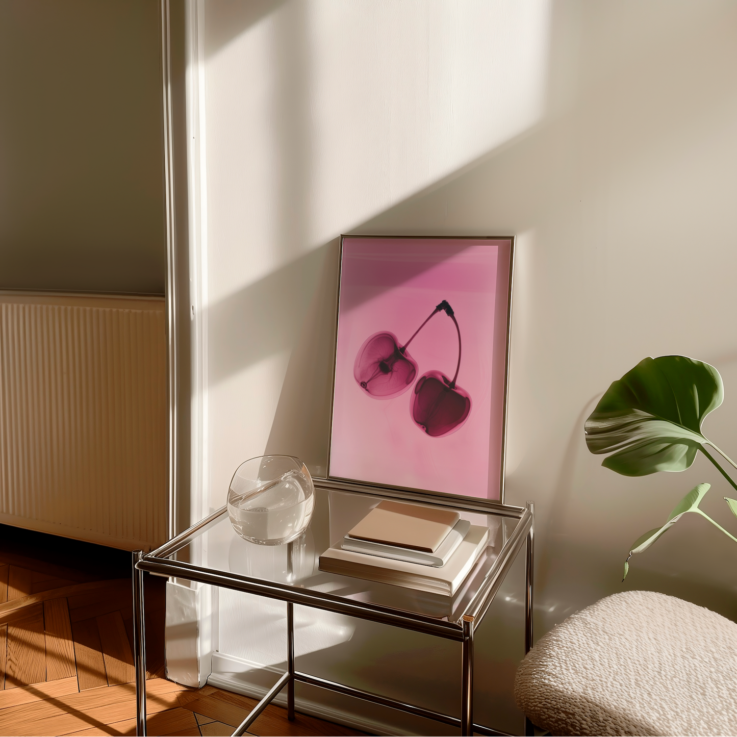 Cherry Xo - Pink Aesthetic, Coquette, Dopamine Decor, Maximalism Art Print
