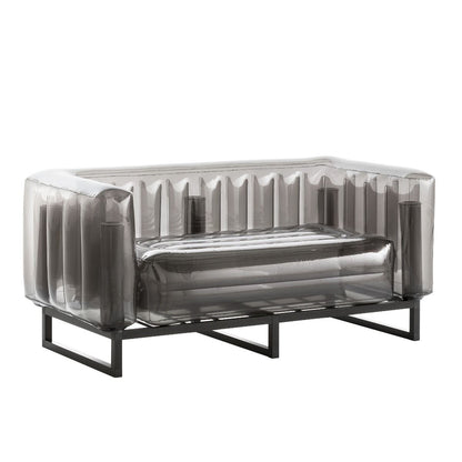 MOJOW - Crystal Black Aluminum Sofa