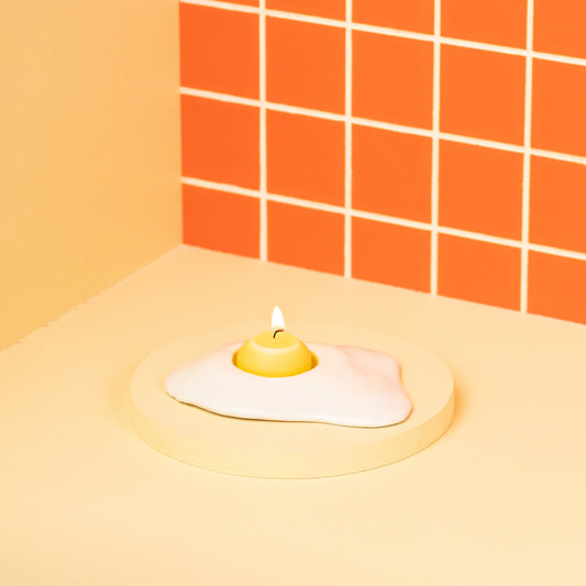 Garrity - Ceramic Egg Tea Light Candle Holder