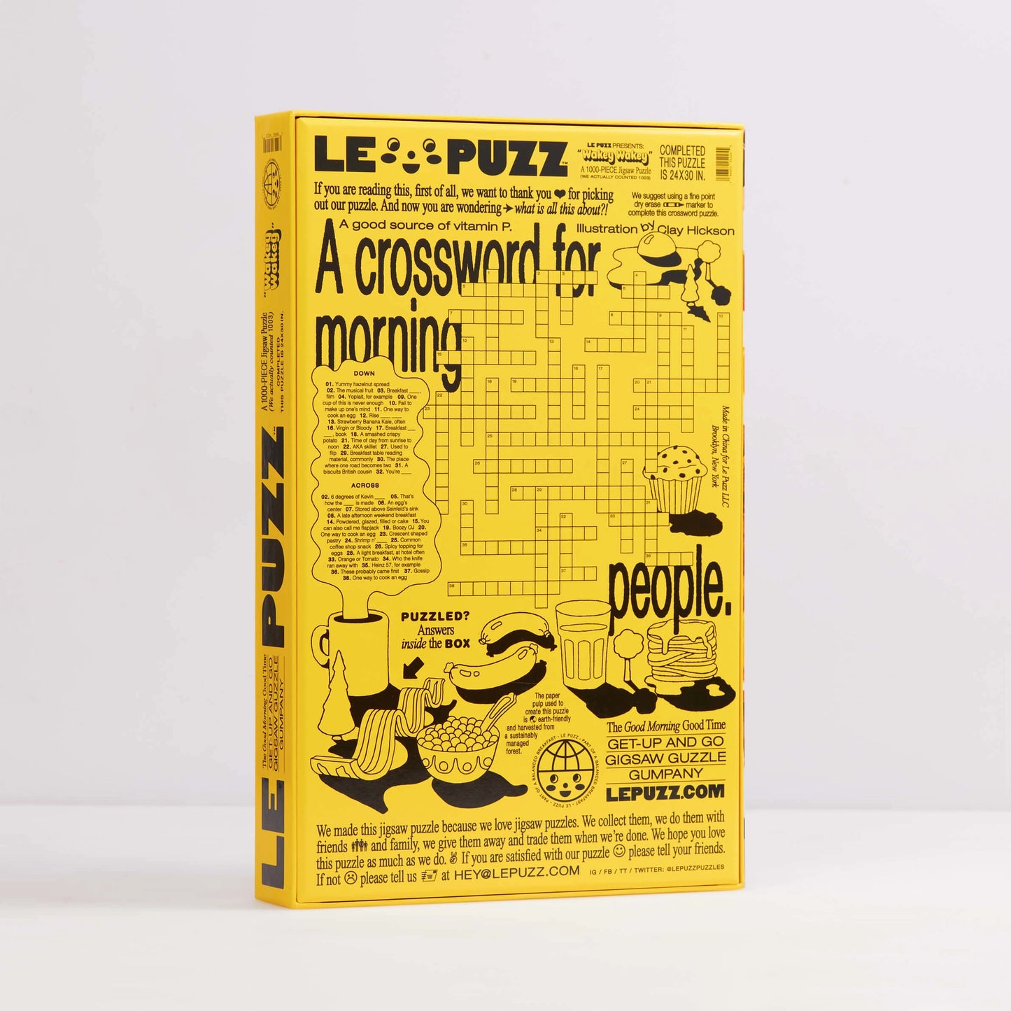 Le Puzz- Wakey Wakey Jumbo Puzzle