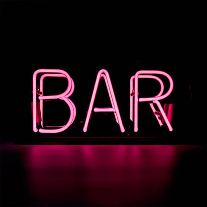 Locomocean - ‘BAR' Acrylic Box Neon Light