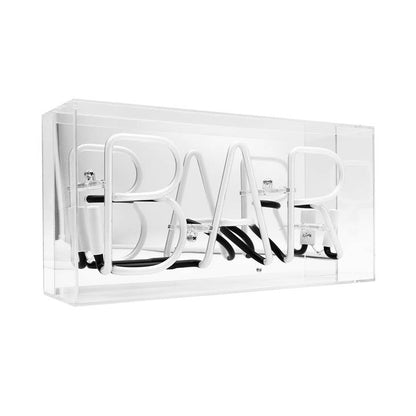 Locomocean - ‘BAR' Acrylic Box Neon Light