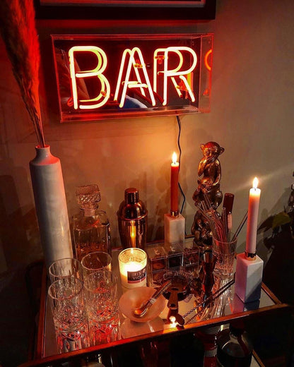 Locomocean - ‘BAR' Acrylic Box Neon Light